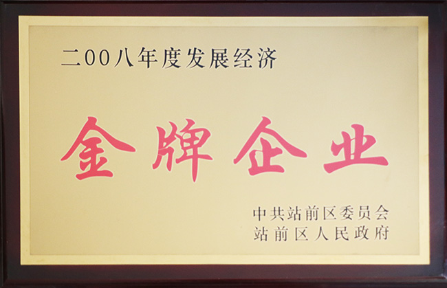 2008年度金牌企业